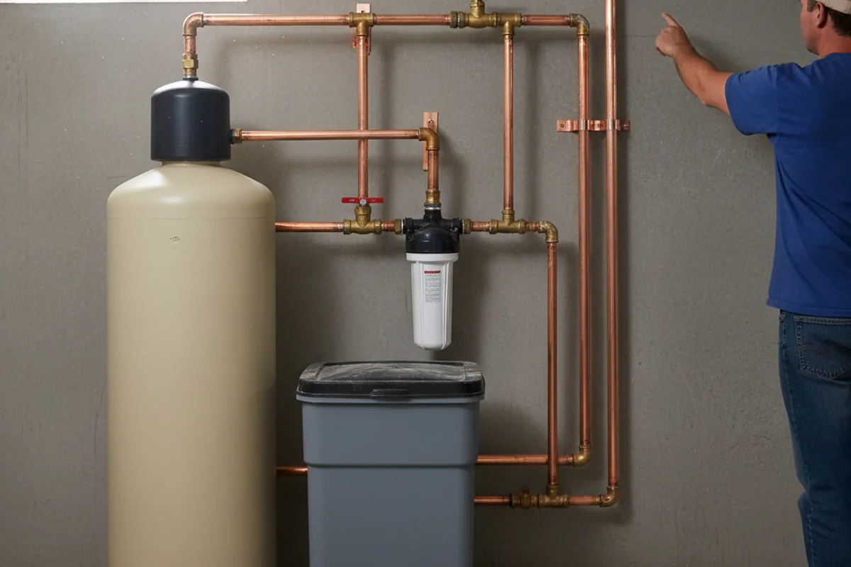 Whole-house water treatment system installed in Macclesfield